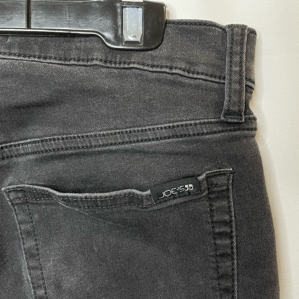 Joes Jeans mens 30x31 straight black dark wash stretch denim streetwear Y2K 90s
